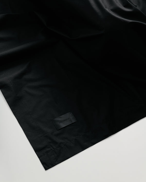 Mother flat sheet | Black Poplin